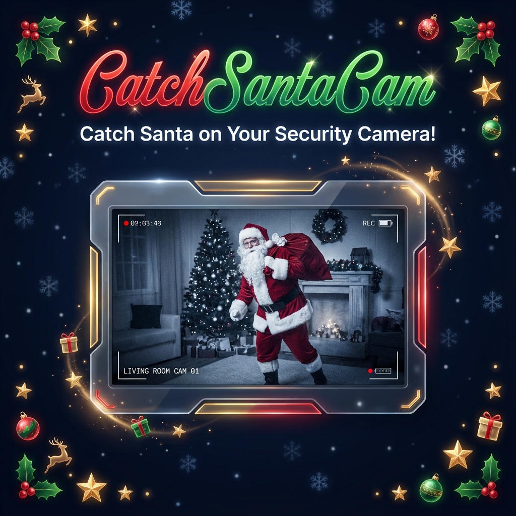 CatchSantaCam - AI Video Generator | Catch Santa on Your Security Camera